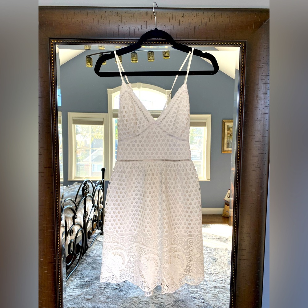 Abercrombie & Fitch mini white sundress!
